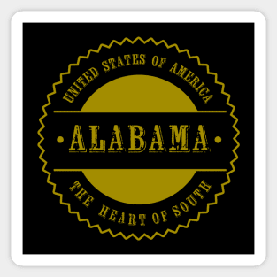 Alabama State T-shirt for patriots Sticker